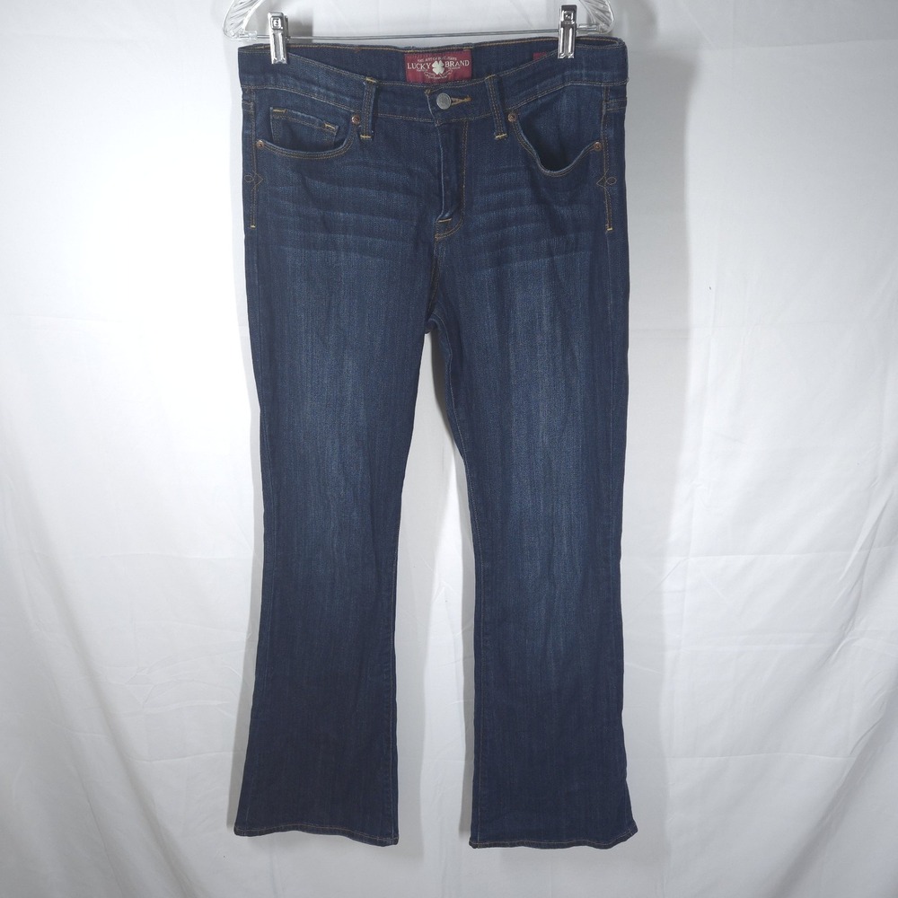 Lucky Brand Sofia Boot Jeans Womens Size 12 / 31 Regular‎ Dark Wash Denim
